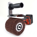 Brushless Burnisher w/ Abrasive Sanding Roller - 18V, 400W, 1400-2100 RPM,  4.0 Ah with Battery & Charger - W02