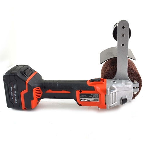 Brushless Burnisher w/ Abrasive Sanding Roller - 18V, 400W, 1400-2100 RPM,  4.0 Ah with Battery & Charger - W03