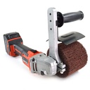 Brushless Burnisher w/ Abrasive Sanding Roller - 18V, 400W, 1400-2100 RPM,  4.0 Ah with Battery & Charger - W04