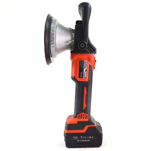 Cordless with Brush Dual Action Polisher with Pad, 18V, 400W, 1400-2100 RPM, 4.0Ah Battery and Charger - W02