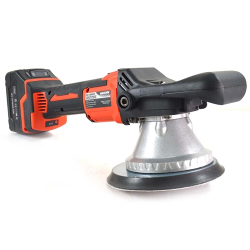 Cordless with Brush Dual Action Polisher with Pad, 18V, 400W, 1400-2100 RPM, 4.0Ah Battery and Charger - W03