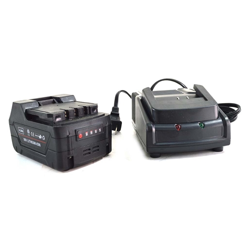 Cordless with Brush Dual Action Polisher with Pad, 18V, 400W, 1400-2100 RPM, 4.0Ah Battery and Charger - W06