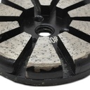 3 Inch Metal Bond Diamond Concrete Floor Grinding Disc with 10 Diamond Segments -  30 Grit - W03