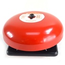 Red Fire Alarm Bell 6 Inch 120 Volt  - W02