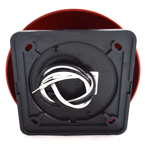 Red Fire Alarm Bell 6 Inch 120 Volt  - W03