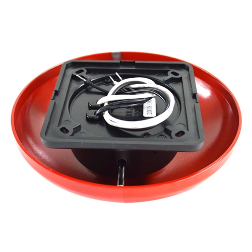 Red Fire Alarm Bell 8 Inch 120 Volt  - W03