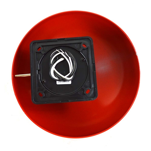 Red Fire Alarm Bell 10 Inch 120 Volt  - W02