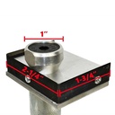 Strike Mortiser for Bore Master, 1" x 2-1/4" (full lip) - W03