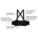 Back Support Belt w/Shoulder Strap - XL - W03