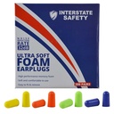 Ultra Soft Foam Earplugs, 200 Pairs/BOX 32dB NRR - 4 Assorted Colors -Orange/Yellow/Green/Blue - W02