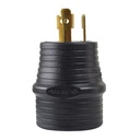 RV Adapter - 30A Male to 30A Female Generator Plug - 3 Pins - W02