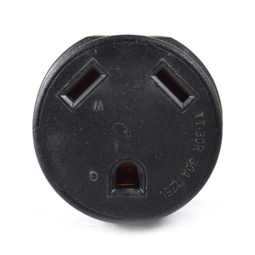 RV Adapter - 30A Male to 30A Female Generator Plug - 3 Pins - W04