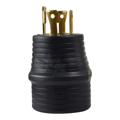 RV Adapter - 30A Male to 30A Female Generator Plug - 4 Pins - W02
