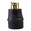 RV Adapter - 30A Male to 30A Female Generator Plug - 4 Pins - W02