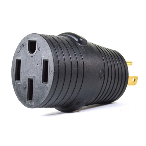 RV Adapter - 30A Male to 50A Female Generator Plug - 3 Pins - W03