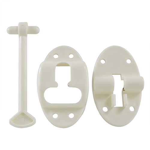 RV Plastic Door Holder / Latch, T-Style, 4 inch - W02