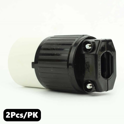(TMT Only) 30A-250V NEMA L6-30R Twist Lock Electrical Receptacle - 2PK - W03