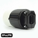 (TMT Only) 20A-125V NEMA L5-20R Twist Lock Electrical Receptacle - 2PK - W03