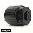 (TMT Only) 20A-125V 3-Blade NEMA 5-20P Straight Electrical Plug - 2Pk - W03
