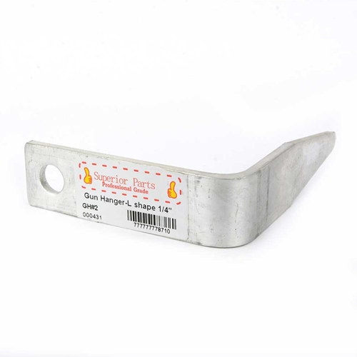 1/4" Single Hole "L" Shaped Rafter Hook (Aluminum) for Nail Guns - W02