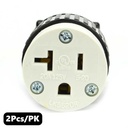 (TMT Only) 20A-125V  NEMA 5-20R Straight Electrical Receptacle - 2Pk - W02