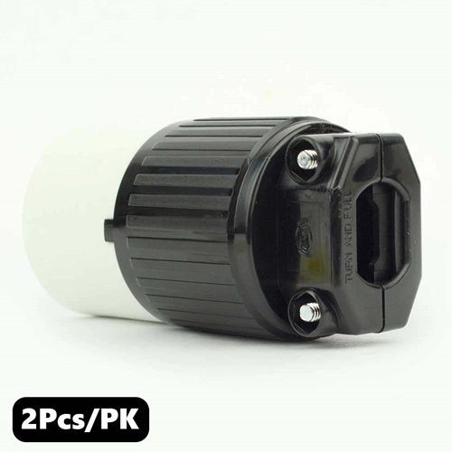 (TMT Only) 30A-125V NEMA L5-30R Twist Lock Electrical Receptacle - 2Pk - W03