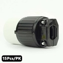 (TMT Only) 30A-125V NEMA L5-30R Twist Lock Electrical Receptacle - 15Pk - W03