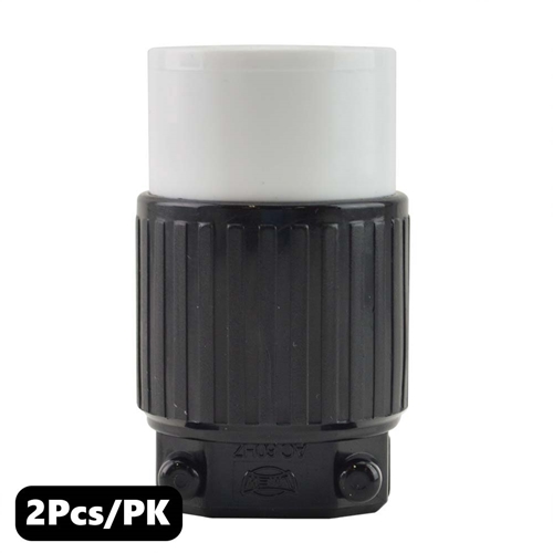 (TMT Only) 15A-250V NEMA L6-15C Twist Lock Electrical Receptacle - 2Pk - W02