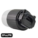 (TMT Only) 15A-250V NEMA L6-15C Twist Lock Electrical Receptacle - 2Pk - W03