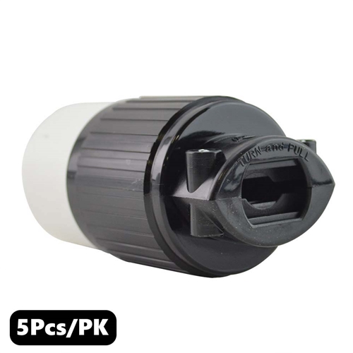 (TMT Only) 20A-250V NEMA L15-20C Twist Lock Electrica Receptacle - 5PK - W03