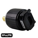 (TMT Only) 15A-277V 3-Blade NEMA L7-15P Twist Lock Electrical Plug - 5PK - W03