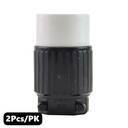 (TMT Only) 15A-277V NEMA L7-15C Twist Lock Electrical Receptacle - 2PK - W02