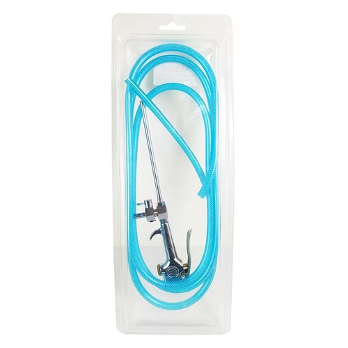 Siphon Spray Gun with valve & 8ft 1/4" Braided PU Hose - Single Display Pack - W07