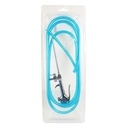 Siphon Spray Gun with valve & 8ft 1/4" Braided PU Hose - Single Display Pack - W07