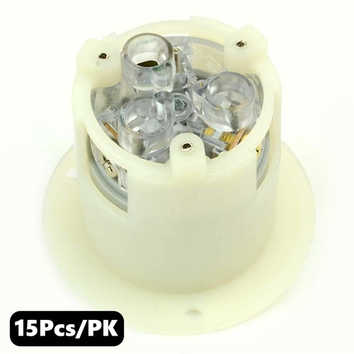 (TMT Only) Twist Lock Receptacle Flange 2-Pole 3-Wire 20A 125V NEMA L5-20R - 15PK - W03