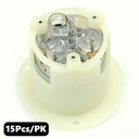 (TMT Only) Twist Lock Receptacle Flange 2-Pole 3-Wire 20A 125V NEMA L5-20R - 15PK - W03