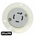 (TMT Only) Twist Lock Receptacle Flange 4-Wire 20A 125/250V NEMA L14-20R - 2PK - W02