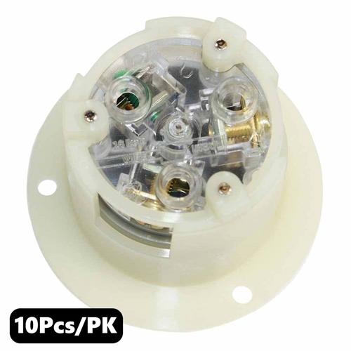(TMT Only) Twist Lock Receptacle Flange 2-Pole 3-Wire 20A 250V NEMA L6-20R - 10PK - W03