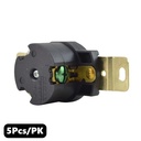 (TMT Only) Wall Receptacle - 3P 15A 277V - Twist Female NEMA L7-15R - 5PK - W04