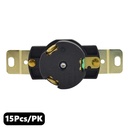(TMT Only) Wall Receptacle - 3P 15A 250V - Twist Female - NEMA L6-15R - 15PK - W02