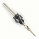 7 Piece Countersink Drill Bit Set with Quick-Change Hex Shank Adapters - W08