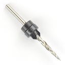 7 Piece Countersink Drill Bit Set with Quick-Change Hex Shank Adapters - W09