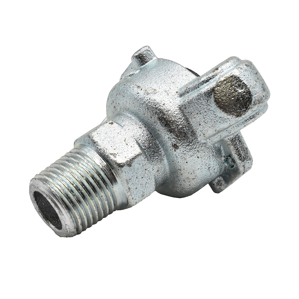 1/2" MPT Straight Through Jack Hammer Coupler 
 - 100 Pack Bulk - W04