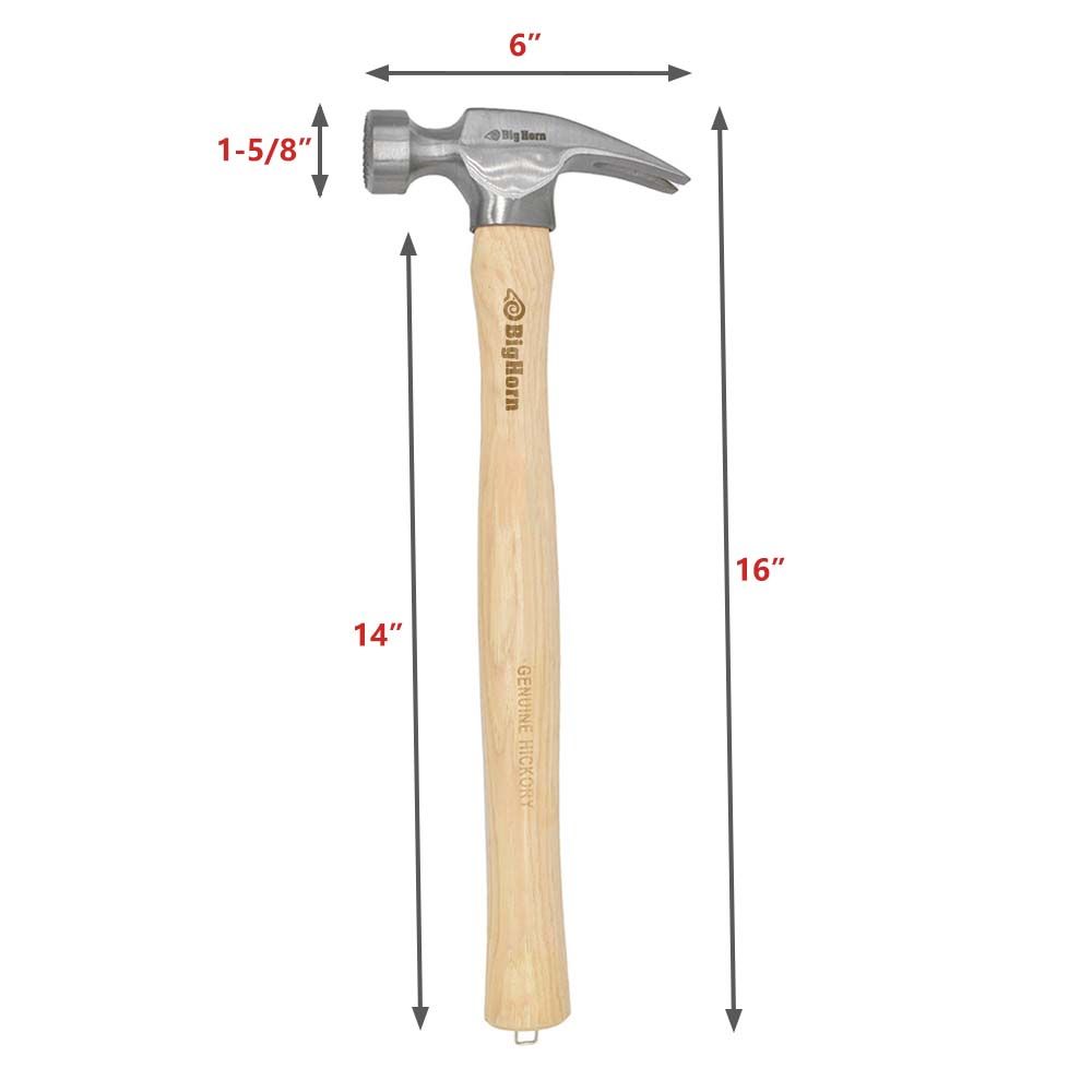21 oz Straight Handle Framing Hammer -BJ21FMS