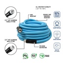 5/8" x 50FT Drinking Water Safe Hybrid Polymer Garden Hose