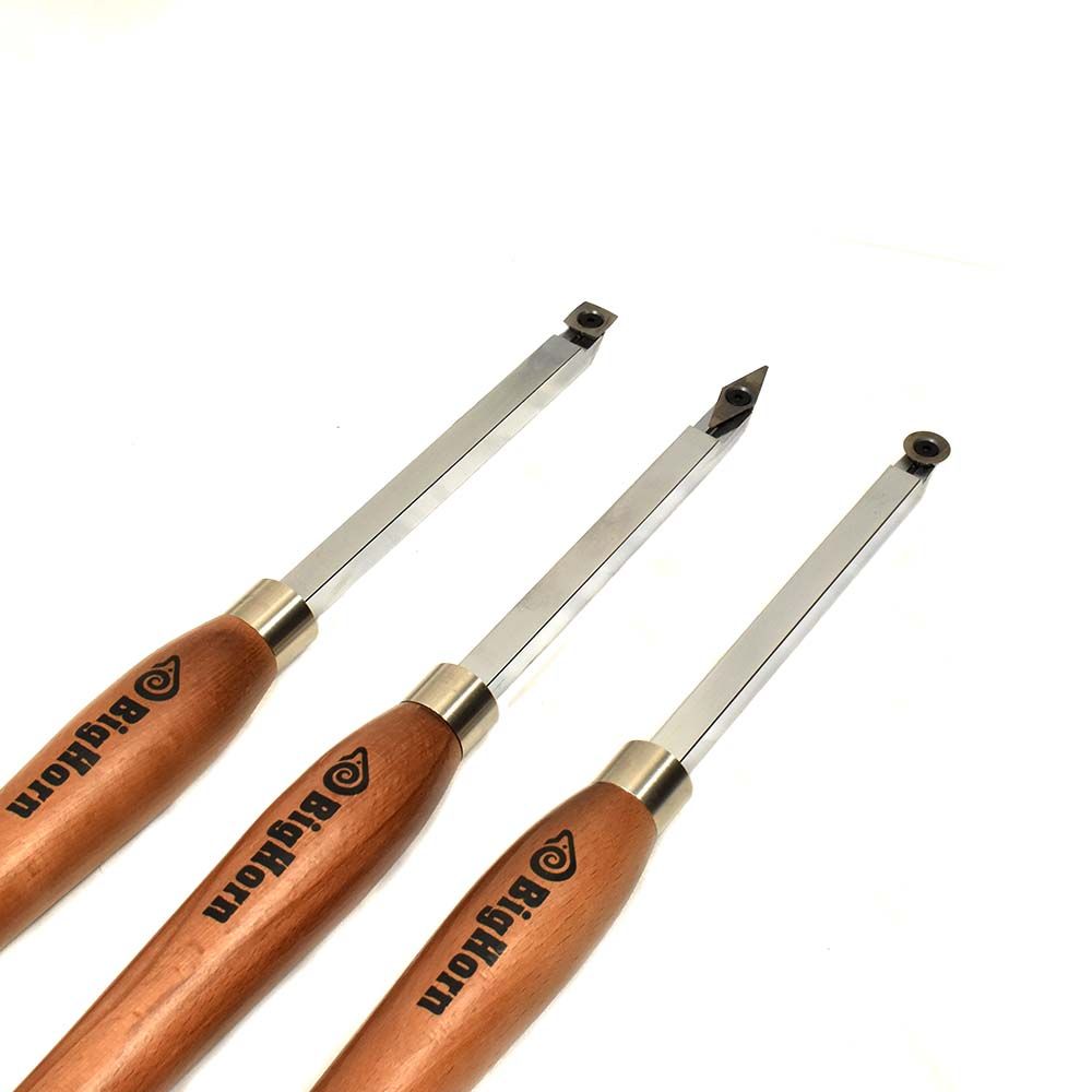 3 Piece Carbide Woodturning Tool Set