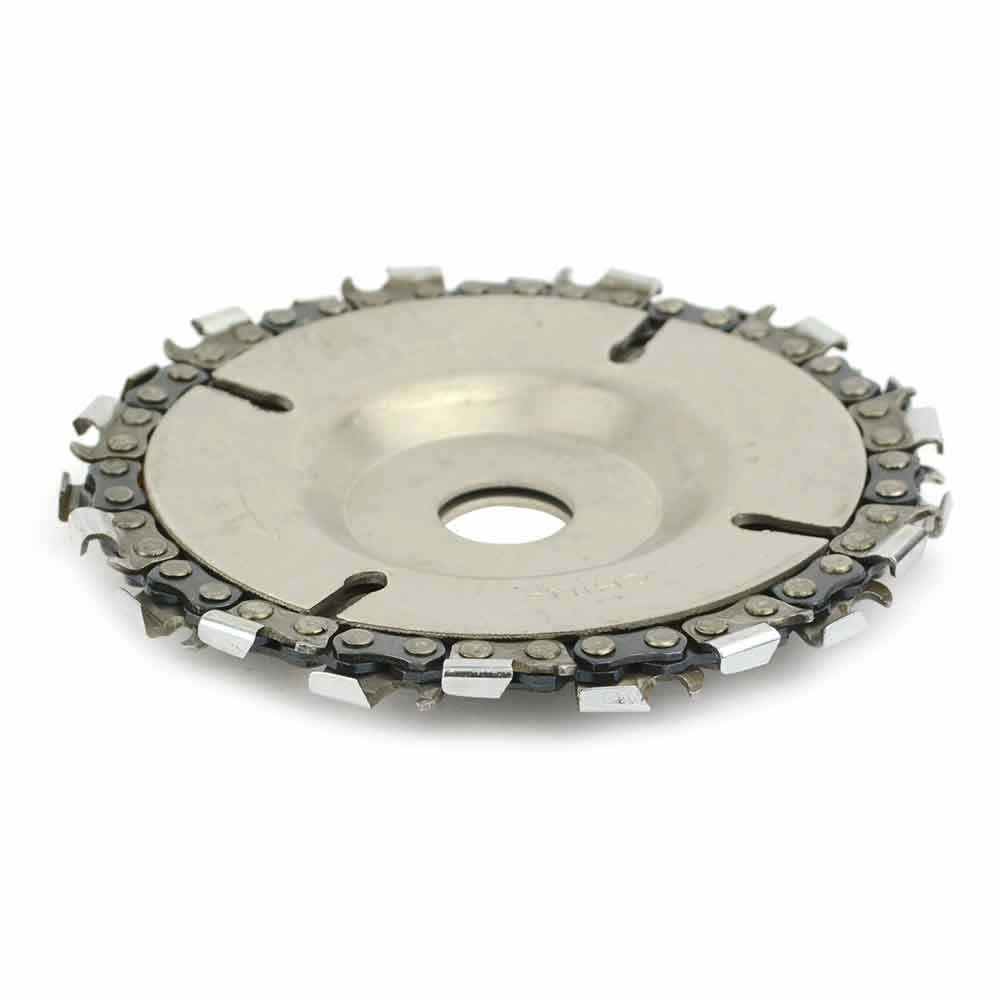22 Tooth 4" Fine Cut Grinder Disc and Chain - 5/8" Arbor - W02