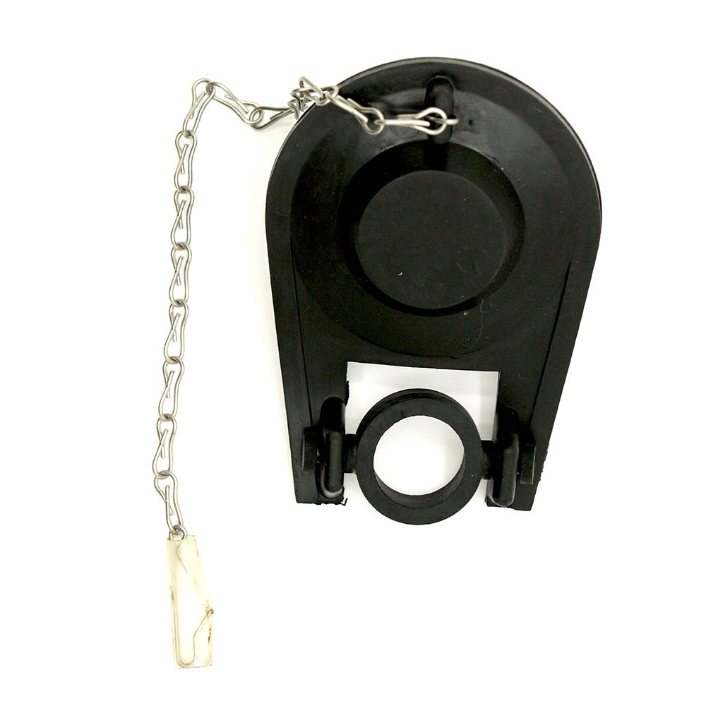 128-T Universal Toilet 2 Way Flapper Tank Ball - Black - W02