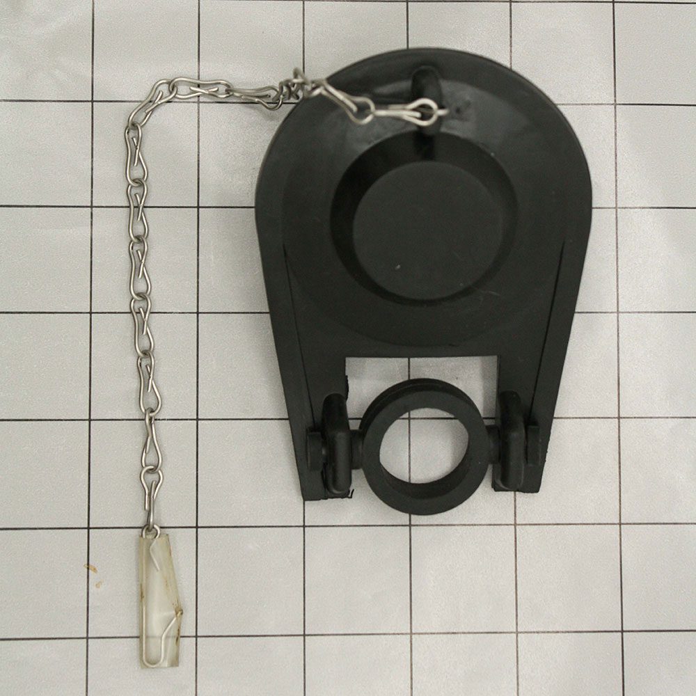 128-T Universal Toilet 2 Way Flapper Tank Ball - Black - W05