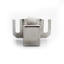 129-T 1/2 in. x 1-5/16 in., Stainless Steel with Plastic Tip, Shower Door Catch - W02